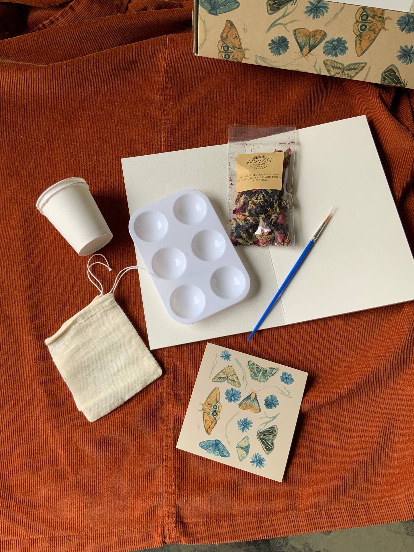 Virtual Class and Kit- Paint with Coffee + Tea