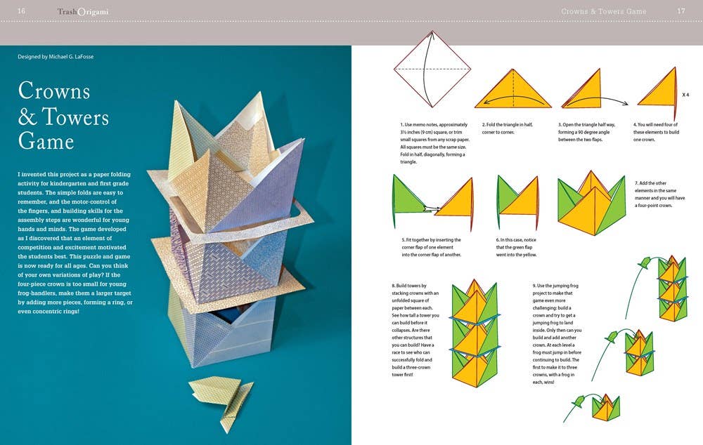 Trash Origami: Make Origami with Recycled Trash: Hardcover