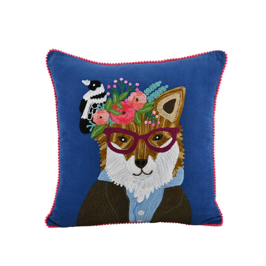 FOX PILLOW 18X18
