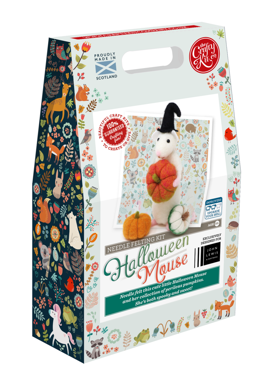 Hallowe'en Mouse Needle Felting Craft Kit
