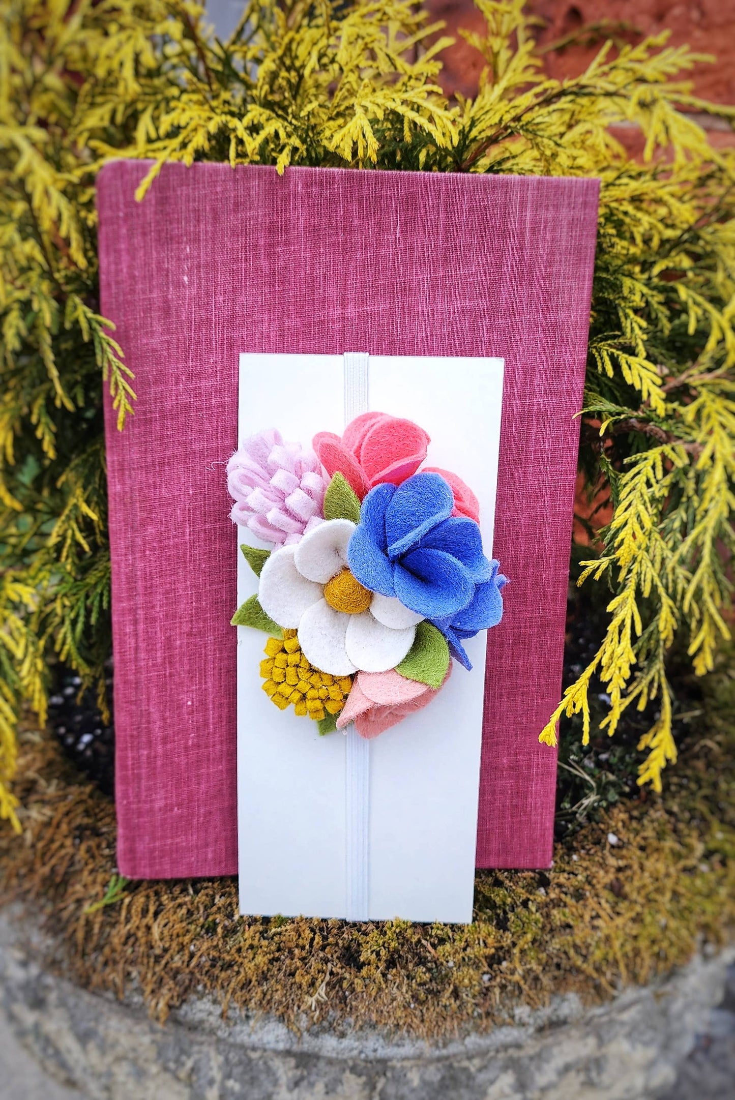 Felt Bookmark - Wildflower