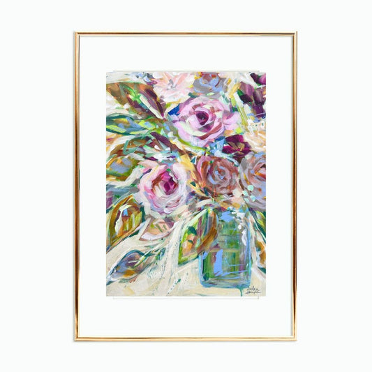 Muted Floral Art Print: 5x7