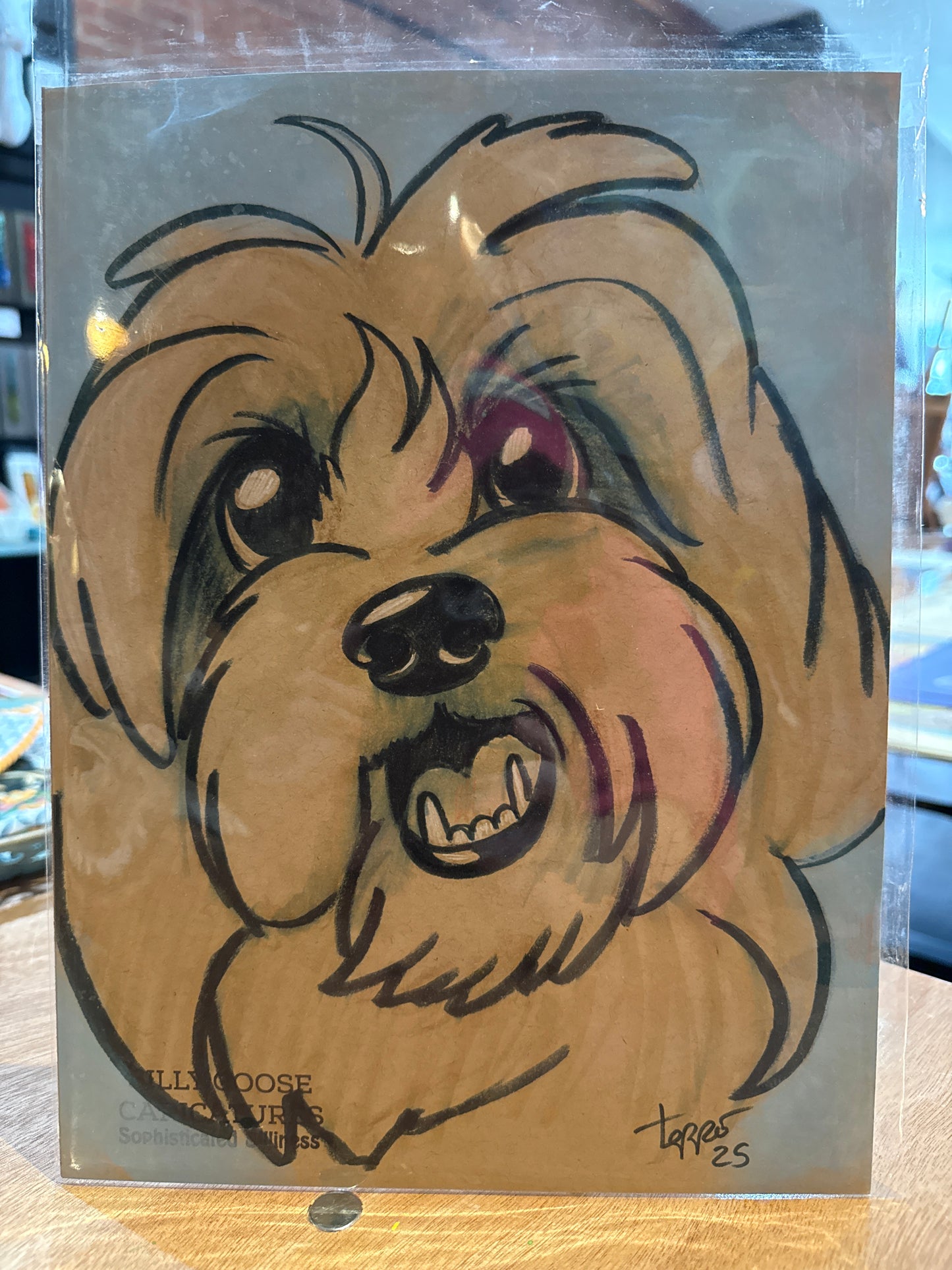 Dog Art Paul Tepper ORIGINAL ART