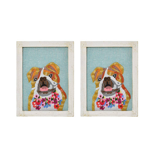 BULLDOGcBLUE CHAMBRE WALL ART