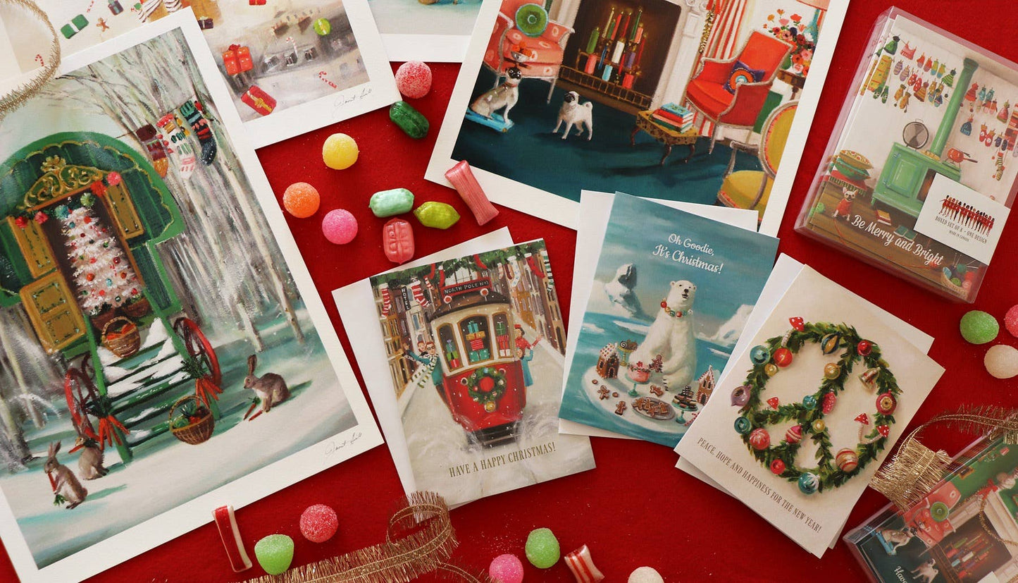 The Knitter Art Print - 8.5" X 11"