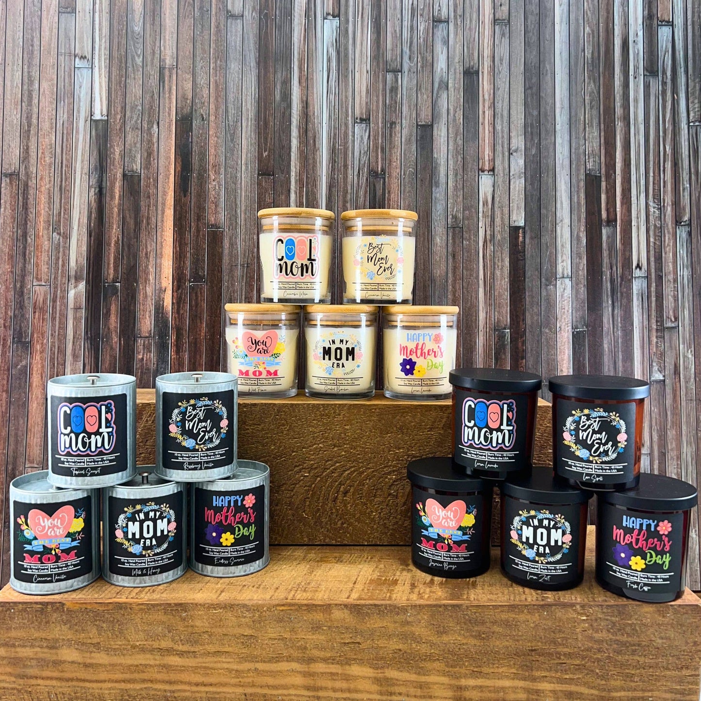 Cool Mom Candle - Mothers Day - Soy Wax Candles: Lemon Lavender