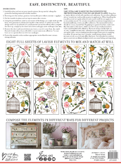 MENAGERIE IOD TRANSFER 12X16 PAD™ SUMMER 2025