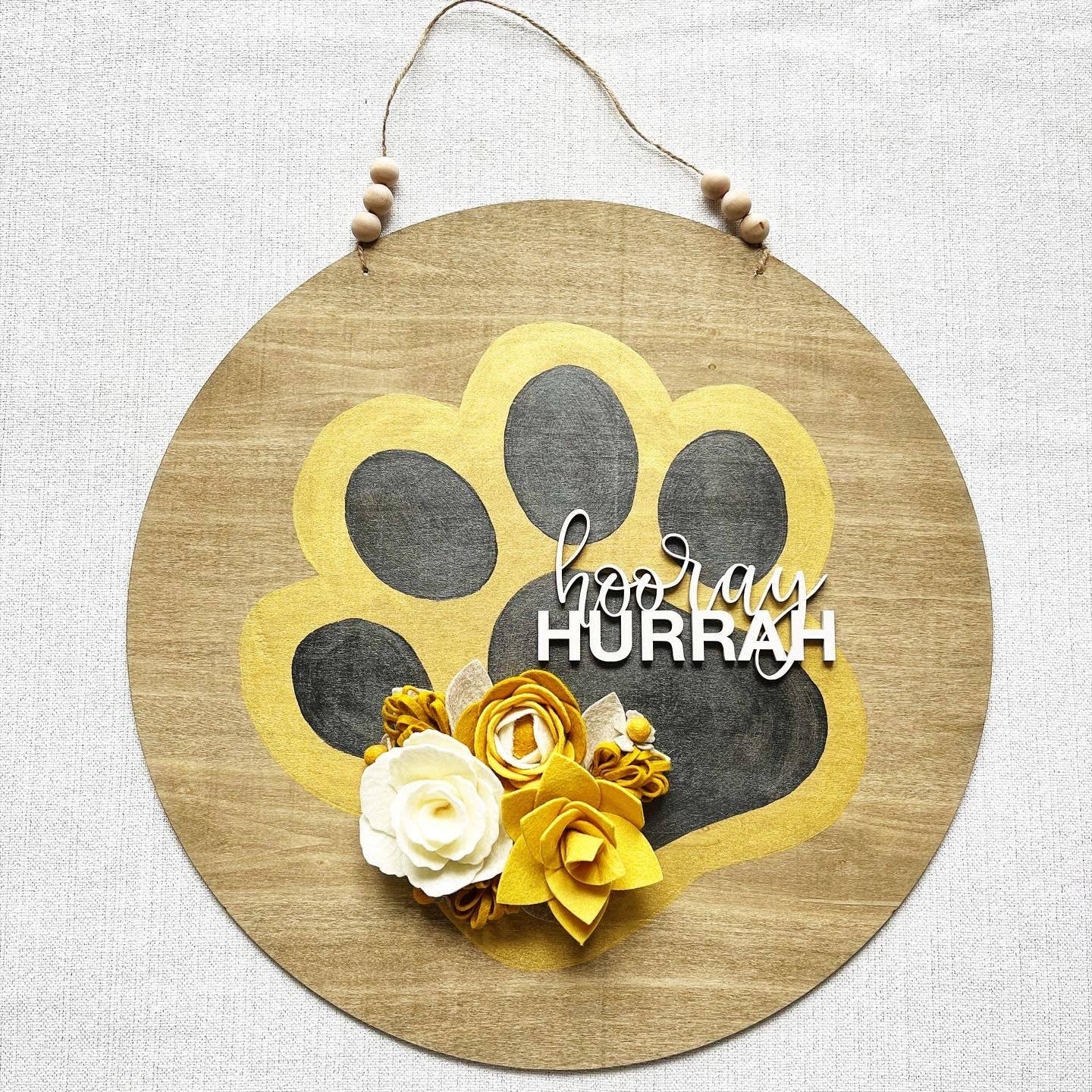 Felt Flower Floral Trio Craft Kit | Gold Rush