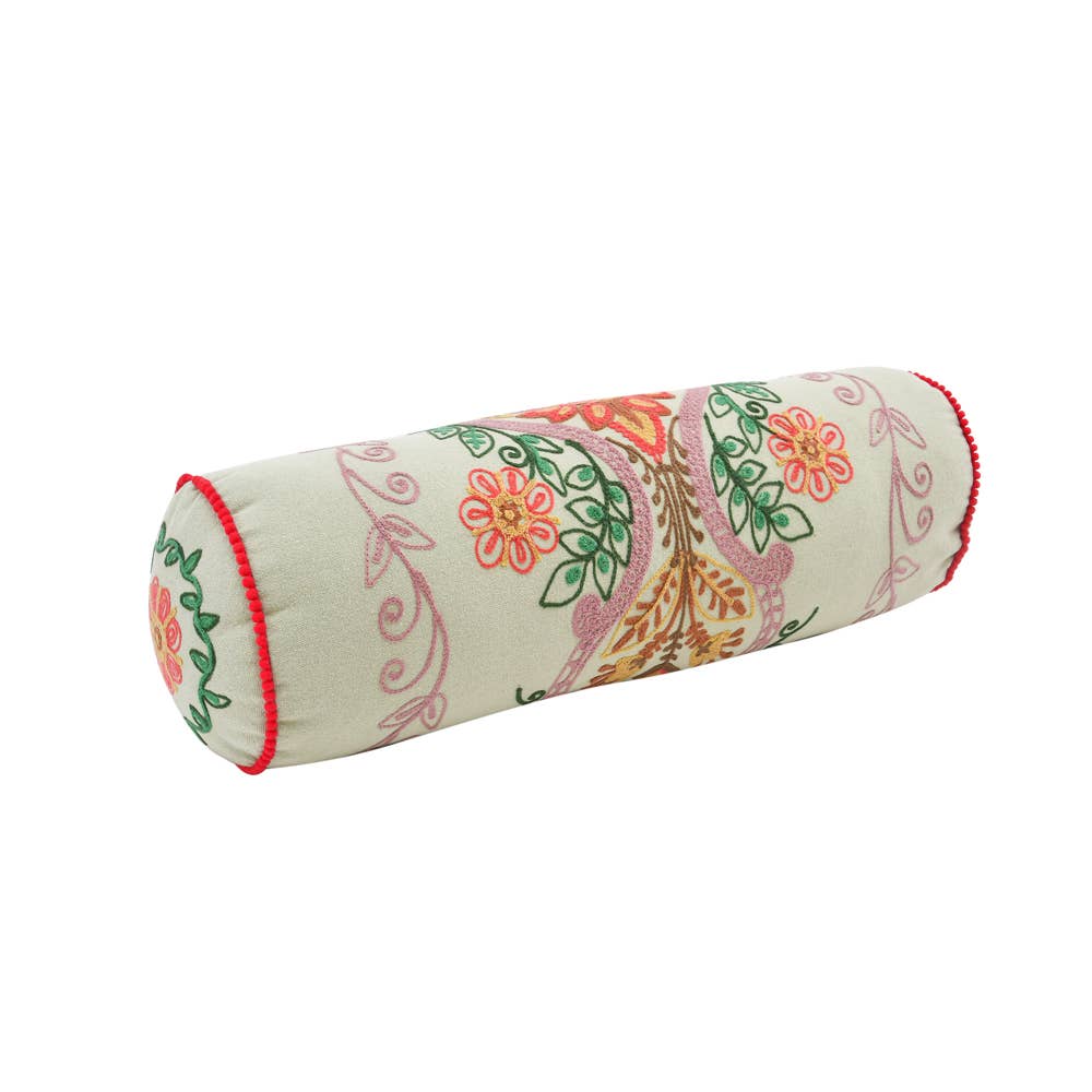 FLORAL FIELD BOLSTER 20x7" Pillow