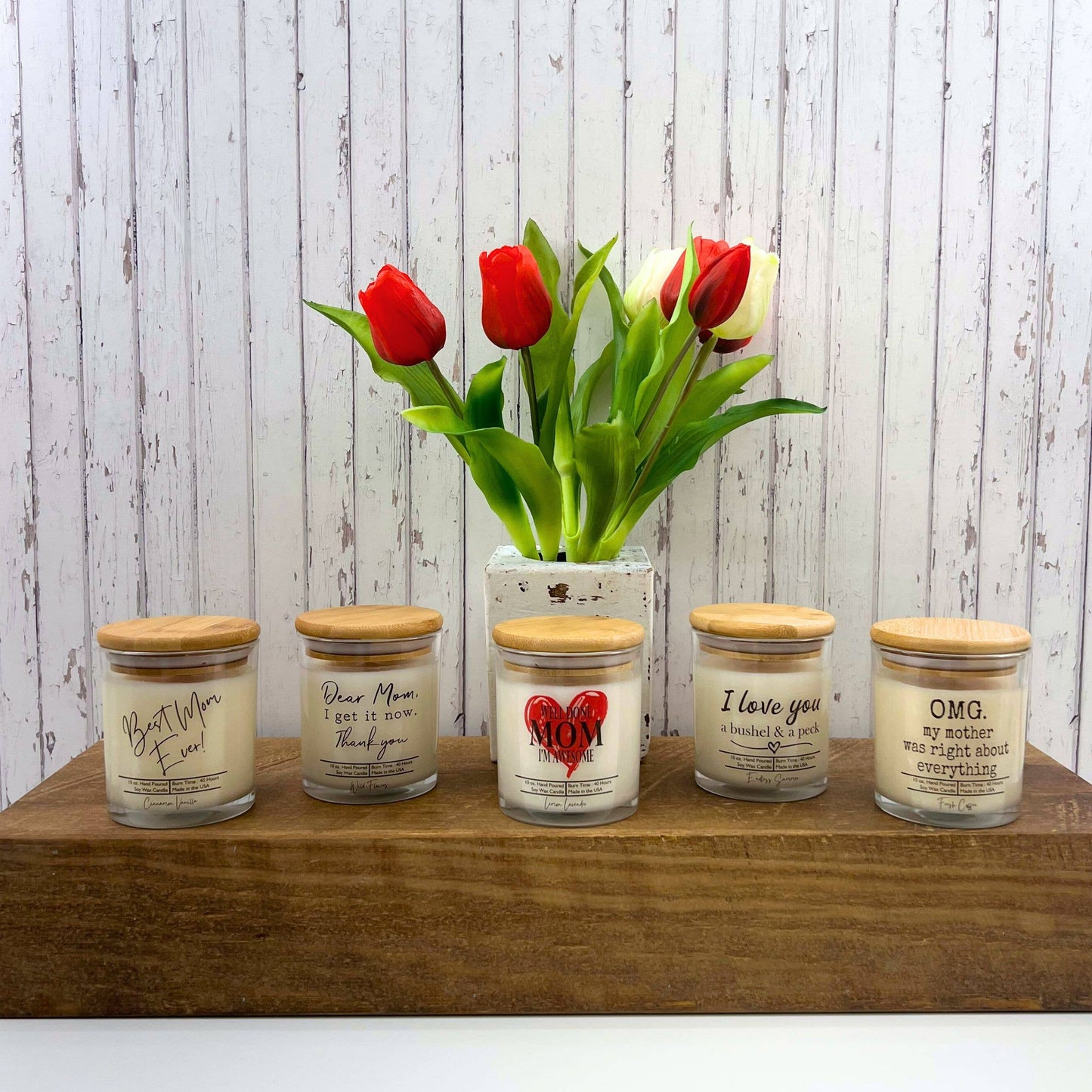 Well Done Mom I'm Awesome - Mothers Day - Soy Wax Candles: Cucumber Melon