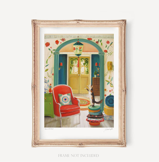 Gypsy and the Tassel. 12"x16" Art Print