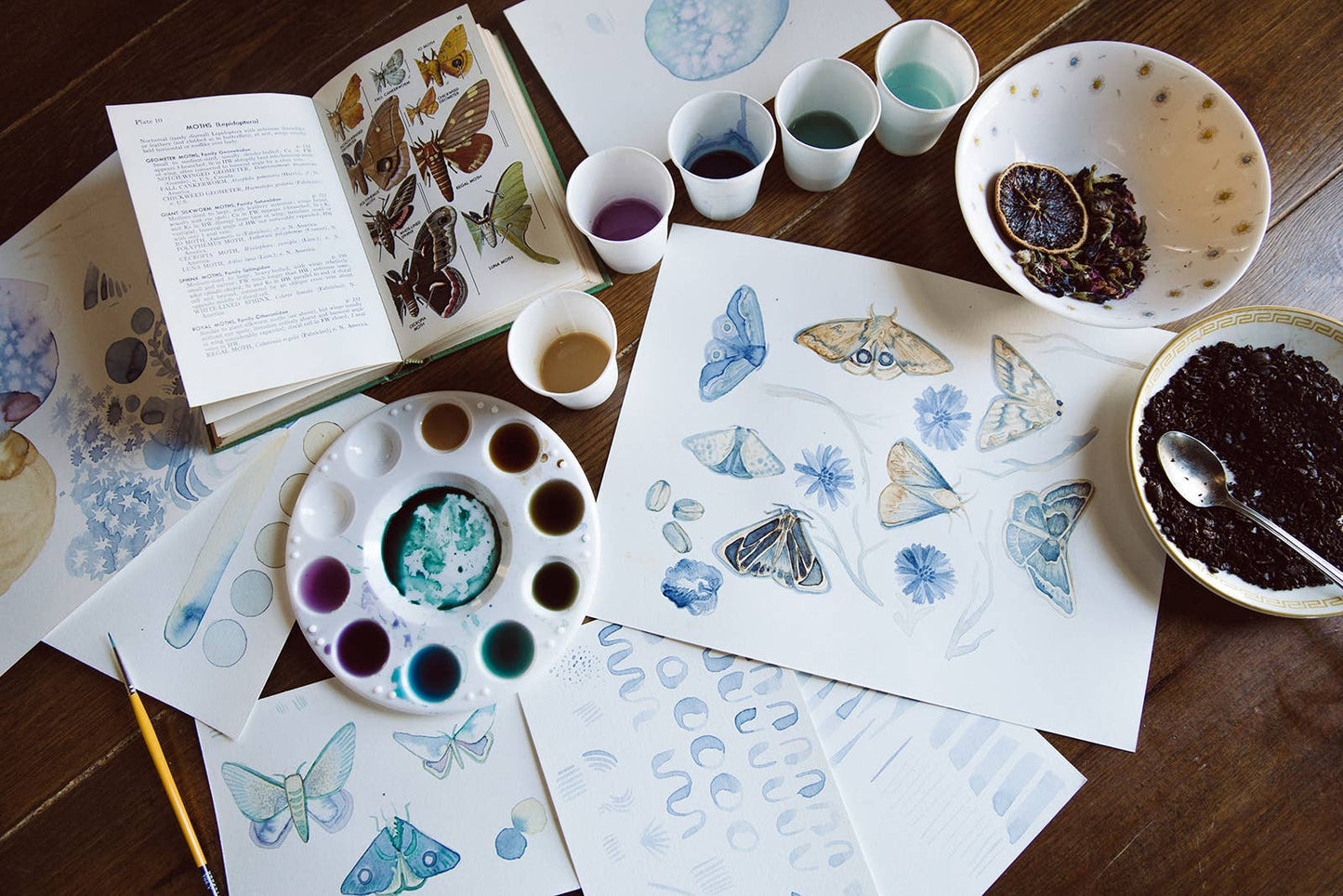 Virtual Class and Kit- Paint with Coffee + Tea