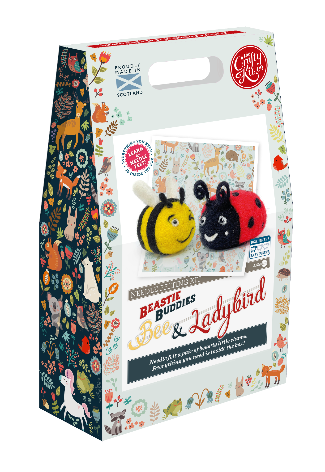 Beastie Buddies Bee & Ladybird Needle Felting Craft Kit