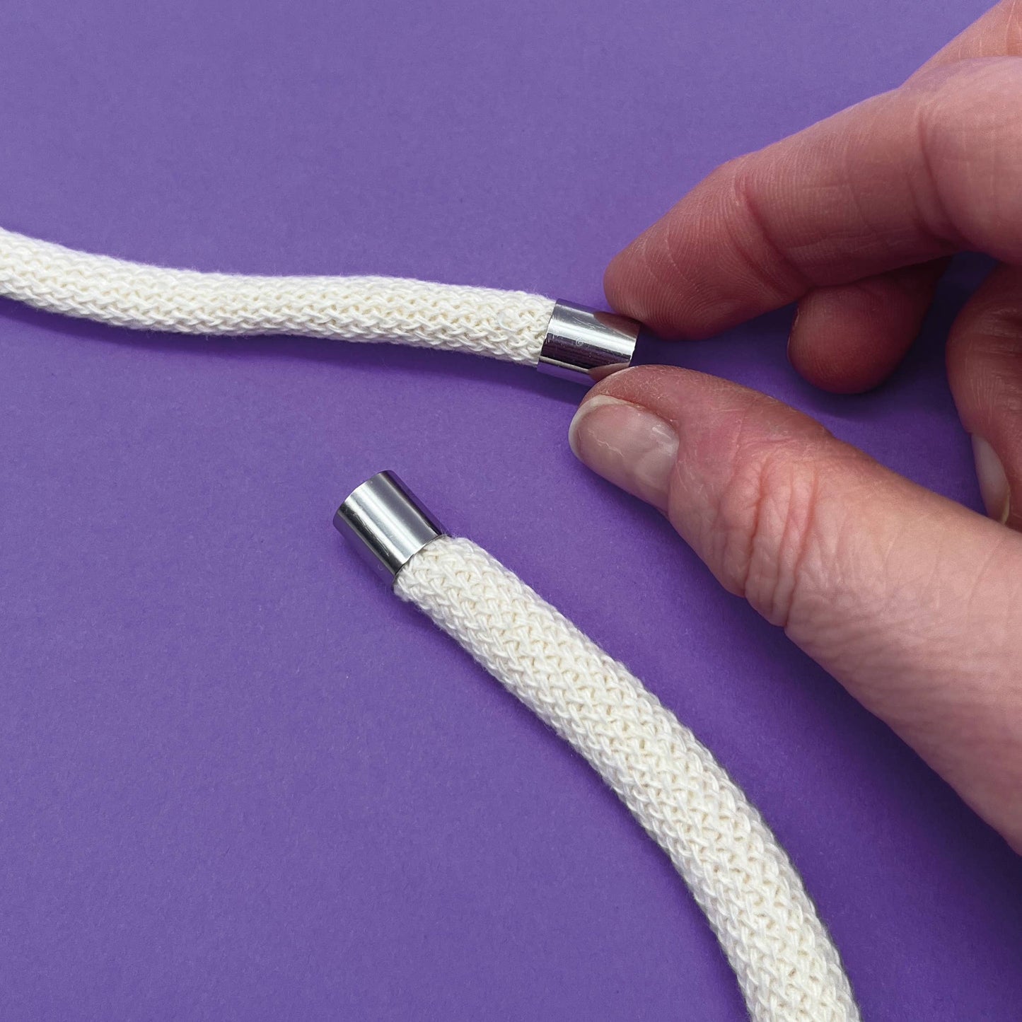 Macrame Kit, Rope Jewellery - Yellow, Navy and White