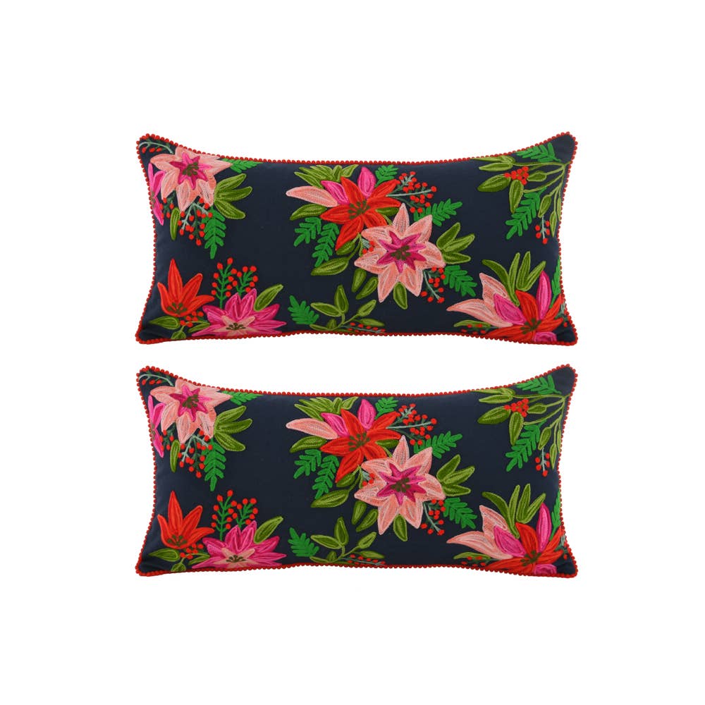 MIDNIGHT BLUE PILLOW 12X24