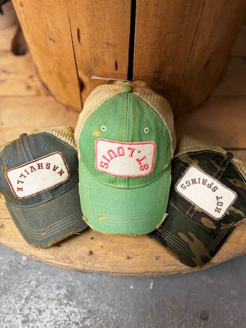 Upside Down Your Town or Team Custom Hat