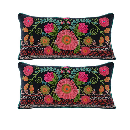 Floral Cushion 12x24