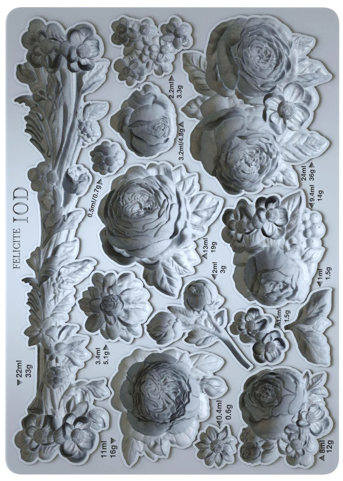 Felicite 5x7 IOD Mould™