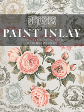 Spring Melody Decor Paint Inlay™ by IOD (Pad of 8 - 12"x16" sheets) - Will Ship Week of 2/24!