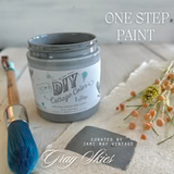 DIY Paint Cottage Color - GRAY SKIES Jami Ray Vintage Collection by Debi's Design Diary