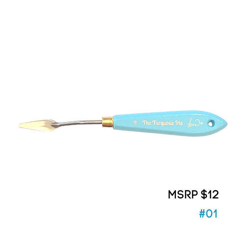 #01 PALETTE KNIFE THE TURQUOISE IRIS COLLECTION