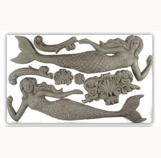 Sea Sisters 6X10 IOD Moulds™ MERMAID