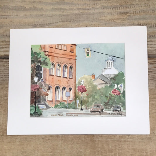 Front Street Watercolor(Print) Kate McCarthy