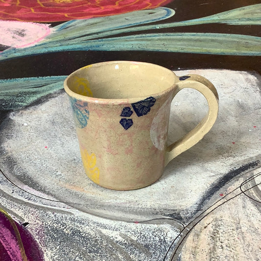 EvaThrows Pottery: Flower Mug
