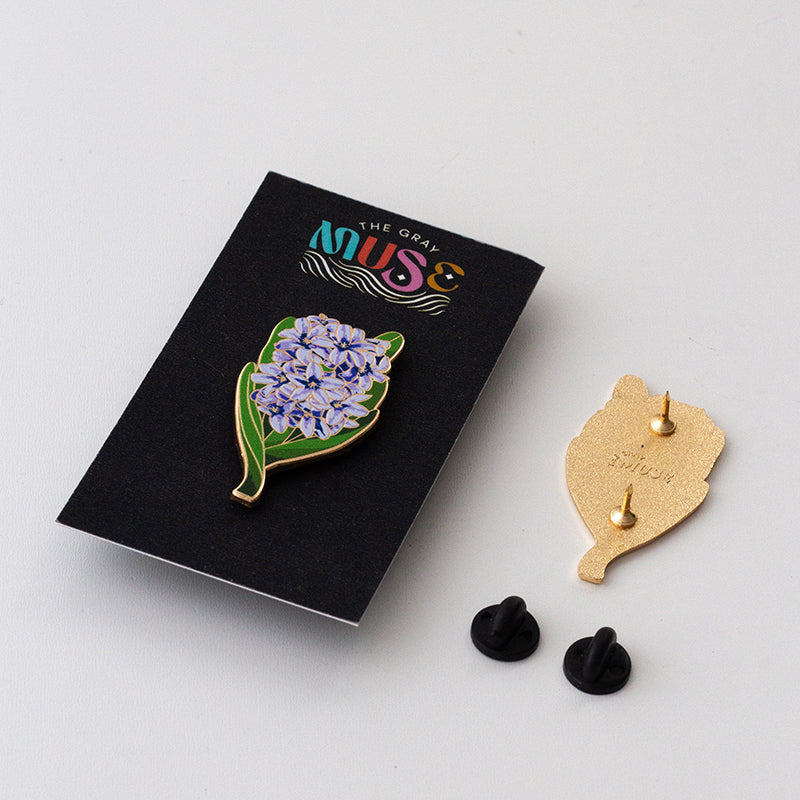 Hyacinth Floral Enamel Pin