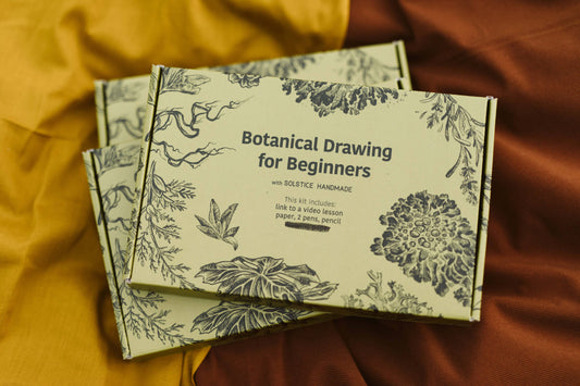 Beginner's Botanical Drawing - Art Kit with Video Lesson