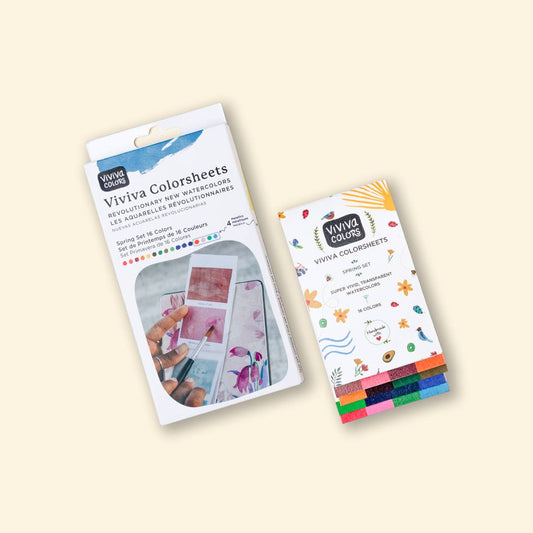 Colorsheets- Spring - 16 Watercolors