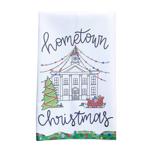 Christmas Local "Hometown Christmas" Tea Towel: Standard / Tea Towel