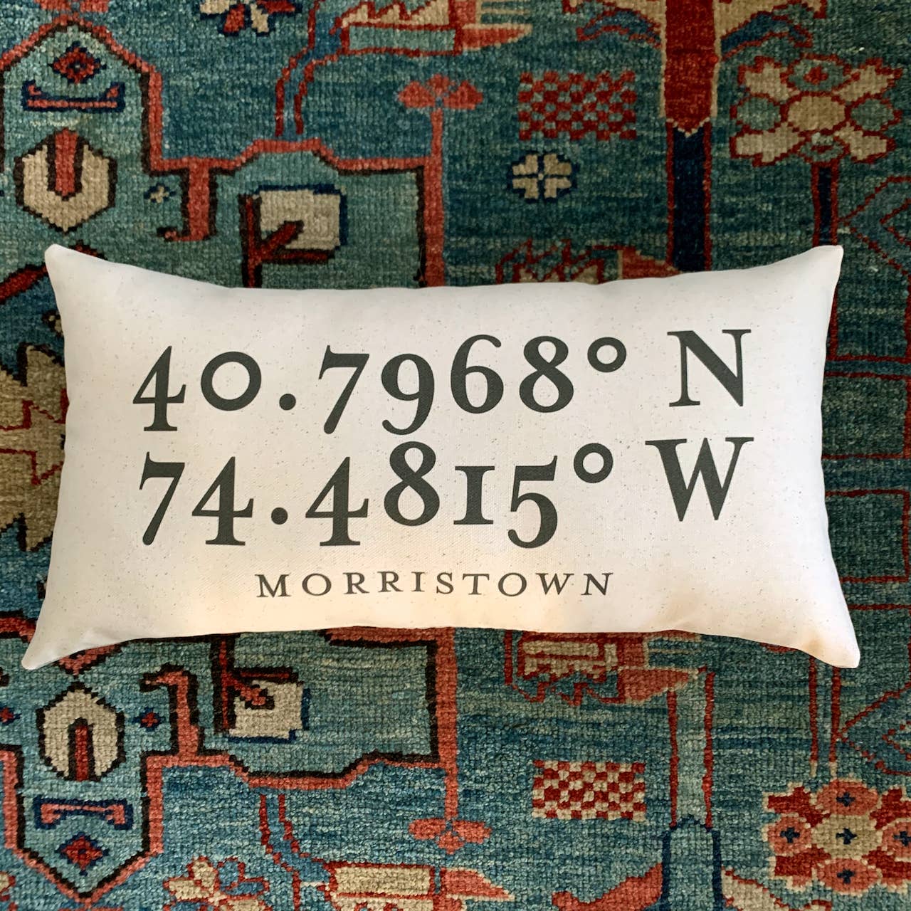 Custom Latitude & Longitude Pillows