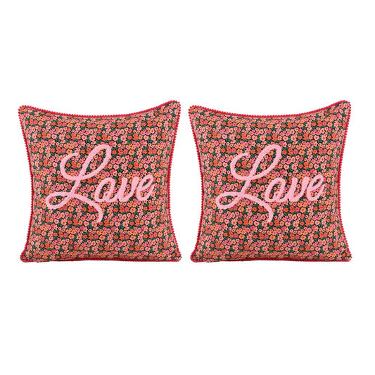 "LOVE FOREVER" PILLOW 18X18