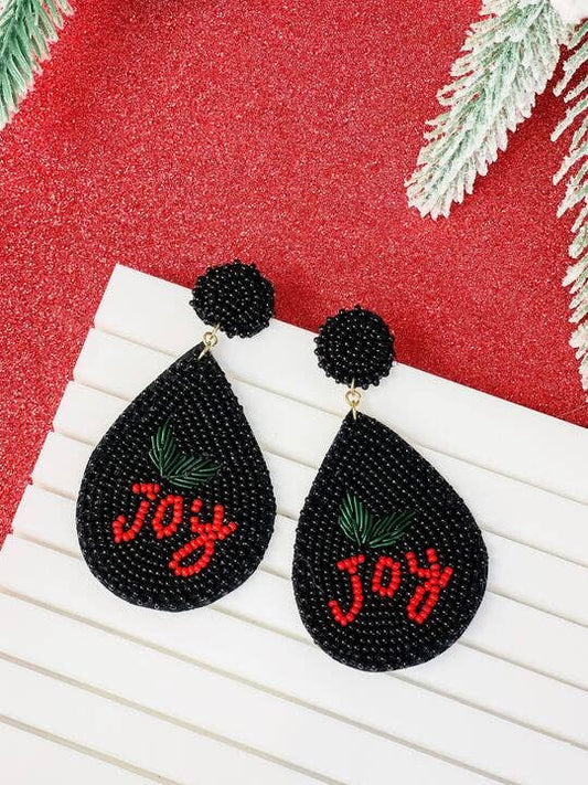 'Joy' Beaded Dangle Earrings