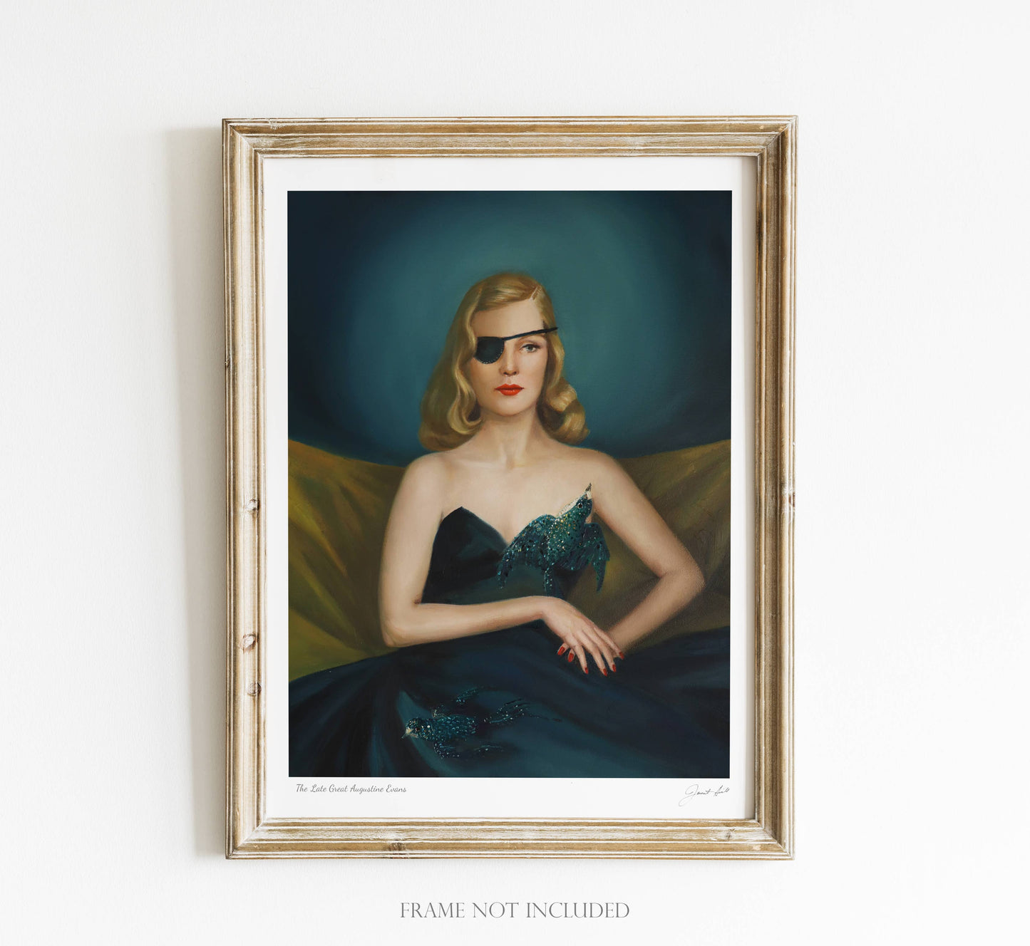 The Late Great Augustine Evans. Art Print 8.5"x11"