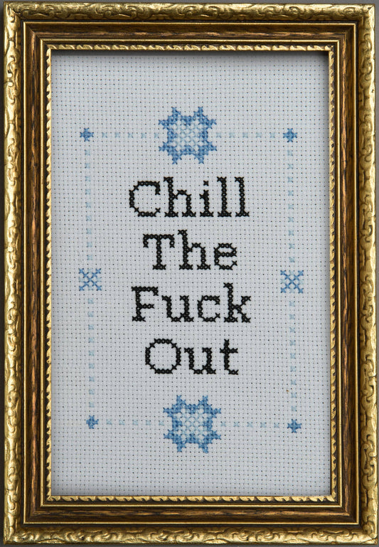 Chill Out: Deluxe Cross Stitch Kit