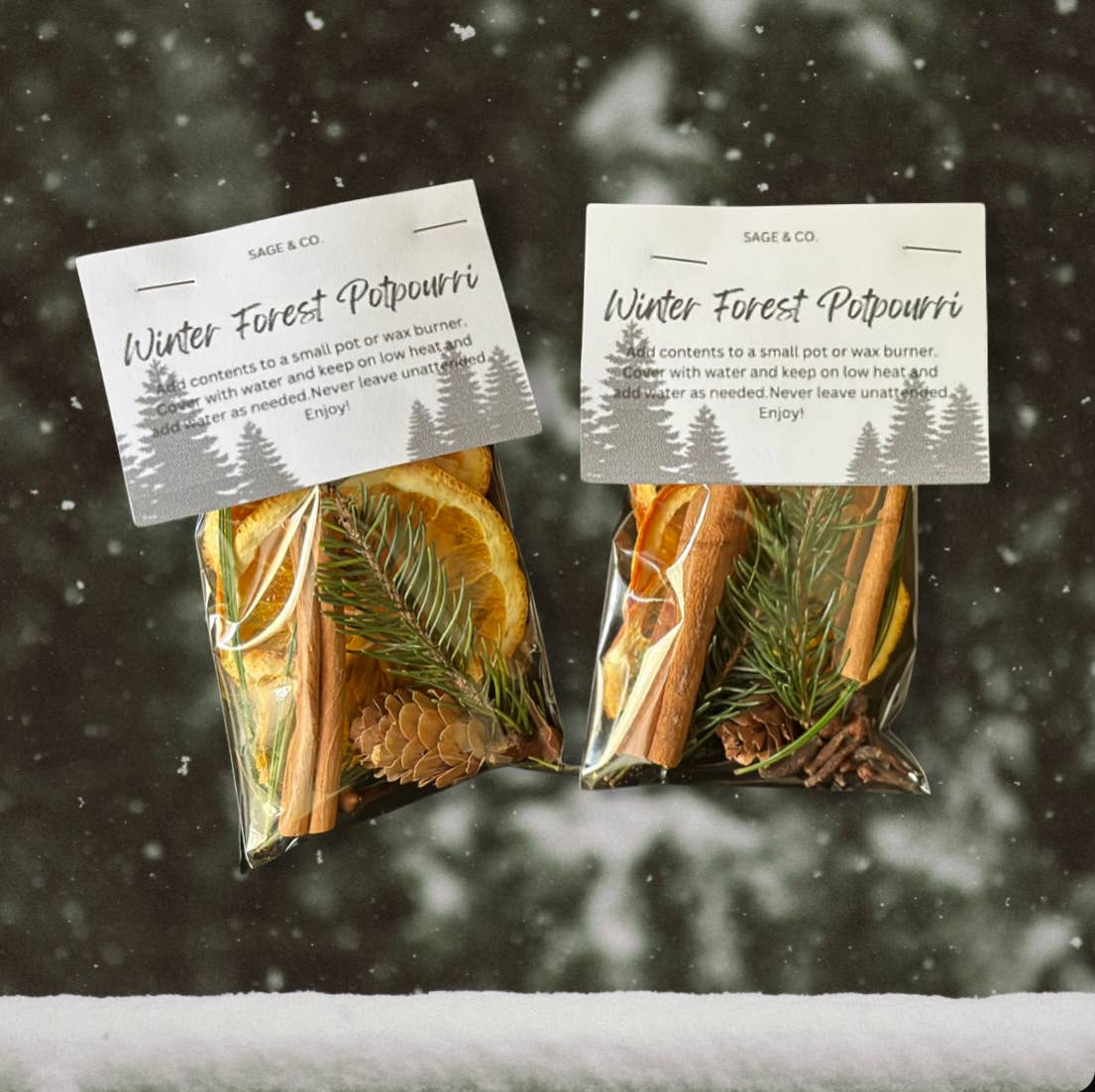 Winter Stove Top Potpourri / Holiday Simmer Pot: Small