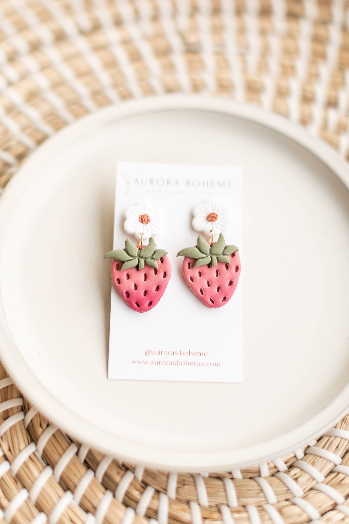 Flowering Strawberry Dangle