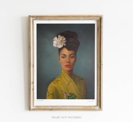 Hummingbirds Art Print - 8.5" X 11"