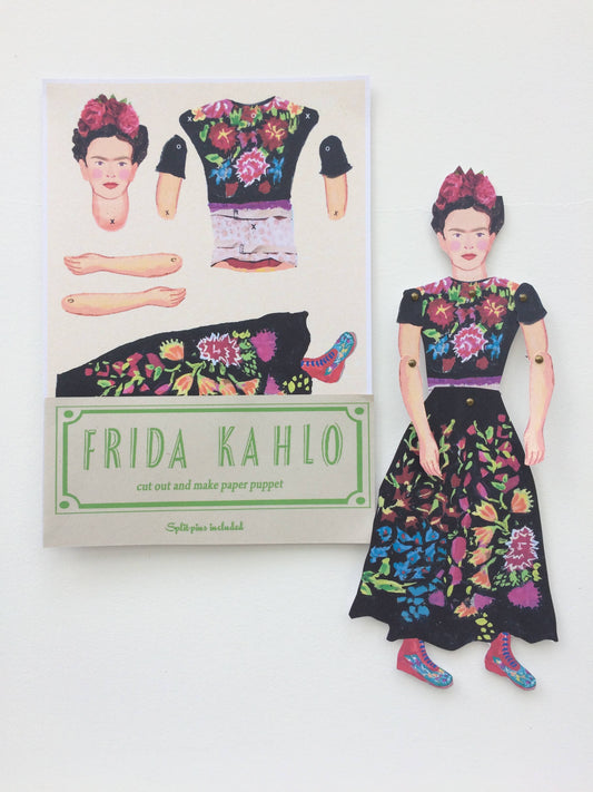Frida Cut Out and Make Puppet