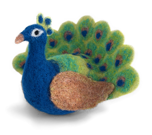 Fabulous Peacock Needle Felting Craft Kit