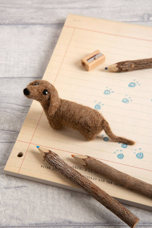 Dachshund Mini Felting Kit