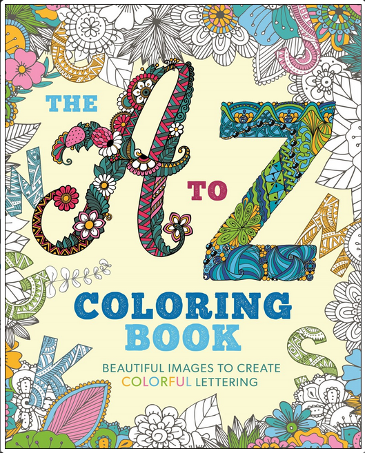 A to Z Coloring Book: Images to Create Colorful Lettering