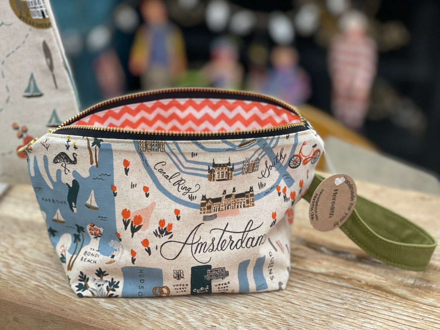 Canvas Wristlet by Meredith