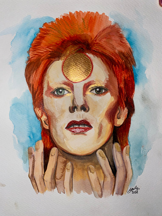 Bowie Original :Ziggy Stardust Framed