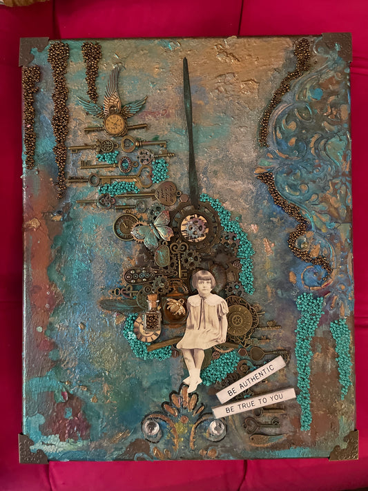 Be True To You: MIXED MEDIA by Vintage Rose (Kathleen Rose)