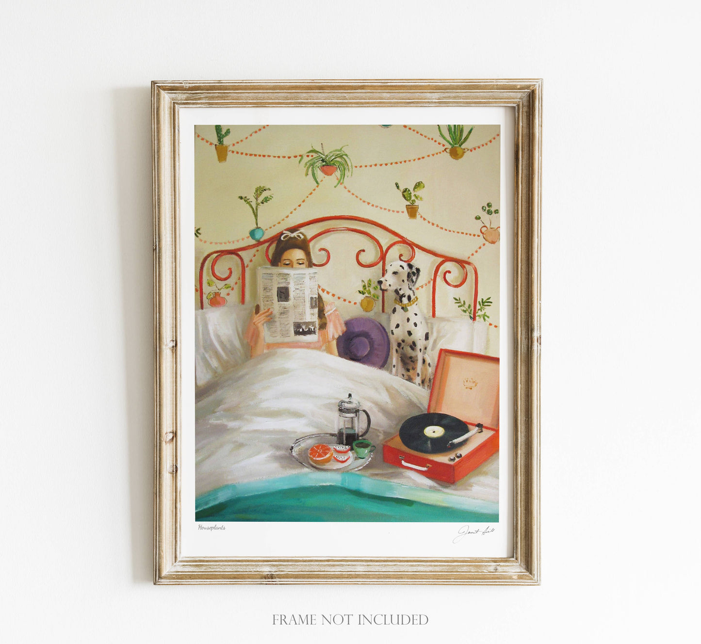 Houseplants Art Print - 8.5" X 11"