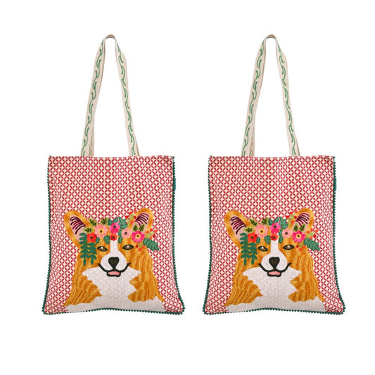 DOG CORGIE BAG 14x16