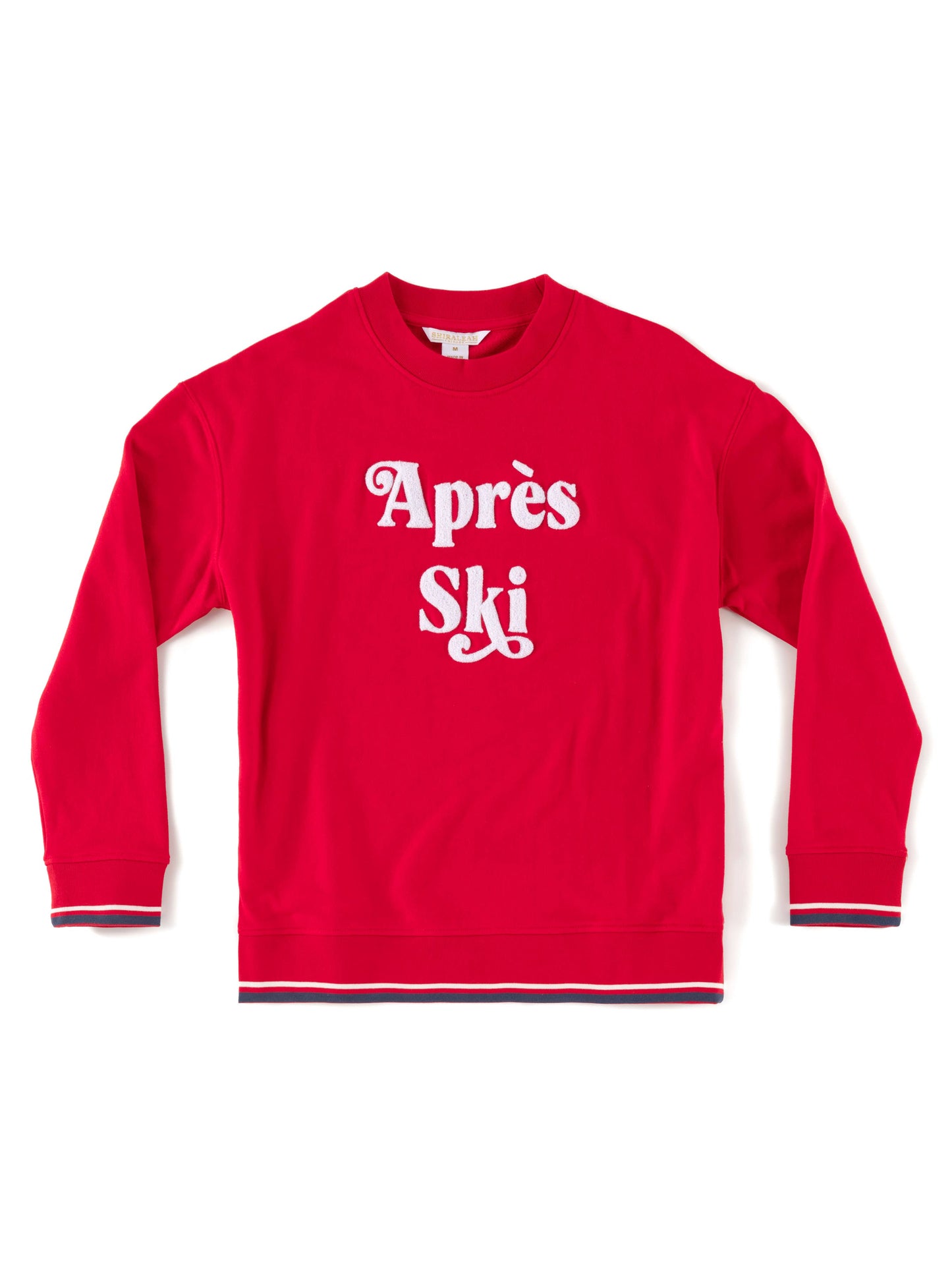 "APRES SKI" SWEATSHIRT: LARGE